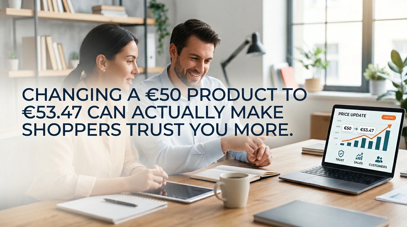 Why Changing a €50 Product to €53.47 Makes Shoppers Trust You More